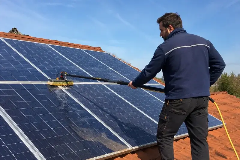 Nettoyage et entretien de panneaux solaires à Saint-Senoux